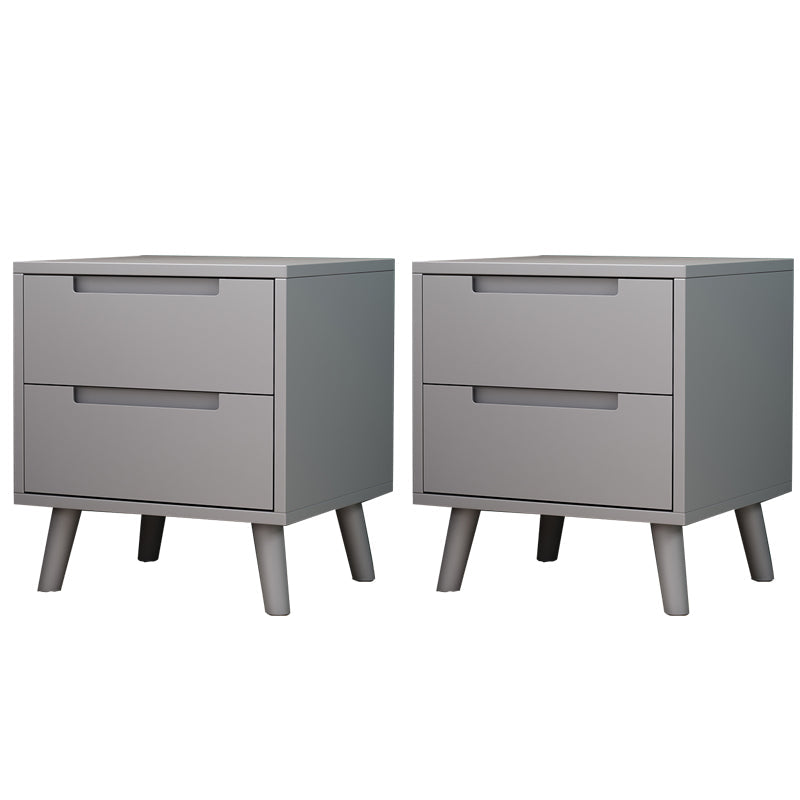 Table de chevet en bois massif moderne minimaliste de chevet de lit avec les jambes