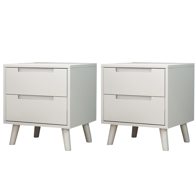 Table de chevet en bois massif moderne minimaliste de chevet de lit avec les jambes