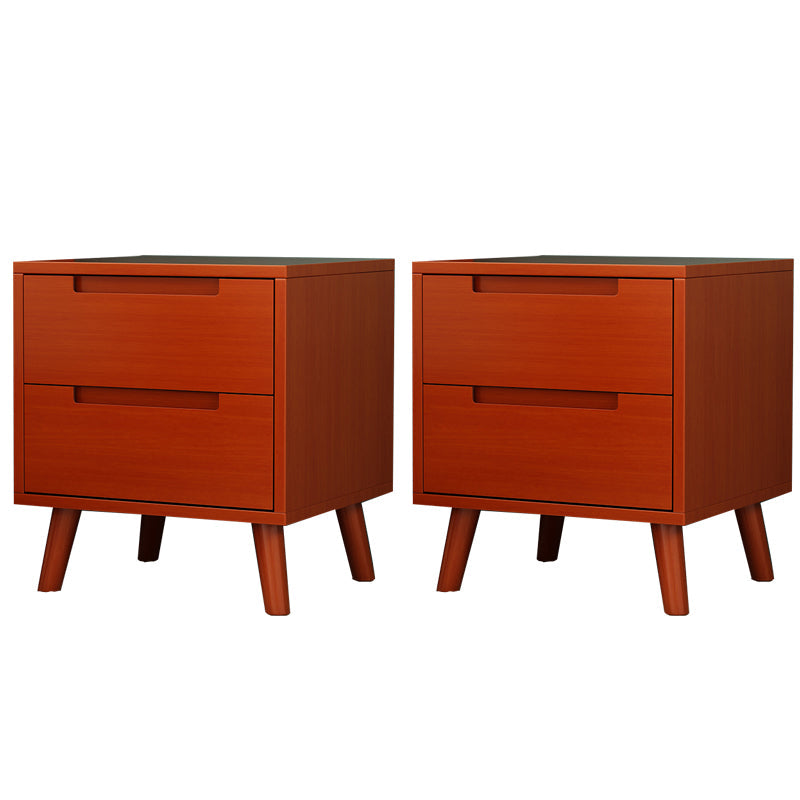 Table de chevet en bois massif moderne minimaliste de chevet de lit avec les jambes