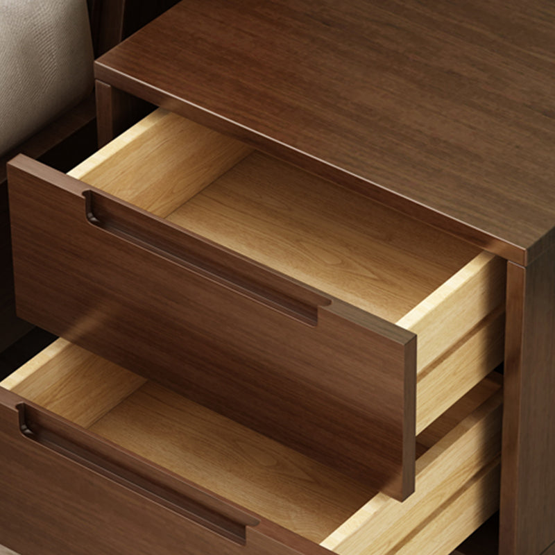 Table de chevet en bois massif moderne minimaliste de chevet de lit avec les jambes