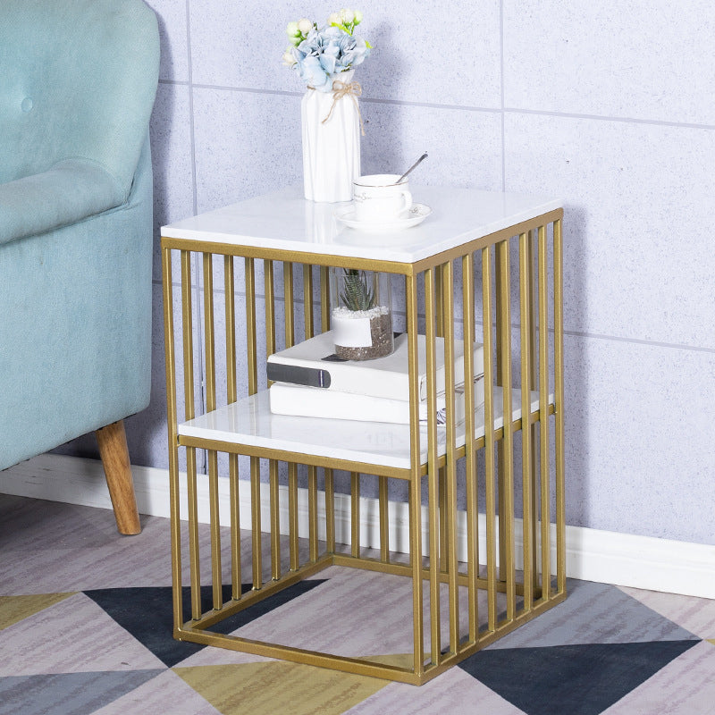 Contemporáneo de 24 "H Gabinete de cabecilla de mármol de Marfil de 24" H para dormitorio