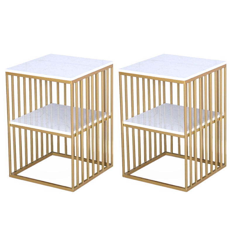 Contemporáneo de 24 "H Gabinete de cabecilla de mármol de Marfil de 24" H para dormitorio