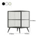 Contemporary Metal Nightstand Lower Shelf Bedside Cabinet with Door for Bedroom Clearhalo 'Bedroom Furniture' 'furn' 'furn_night_stand' 'Furniture' 'night_stand' 'Nightstands' 6059841
