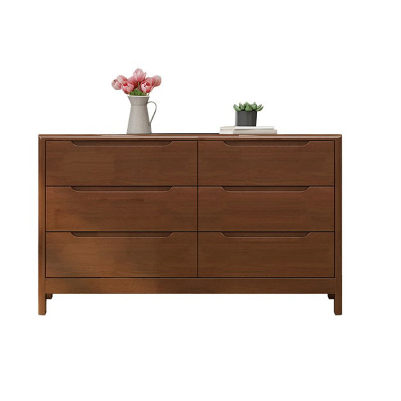 Coffre de rangement en bois vertical contemporain avec tiroirs pour chambre à coucher