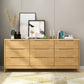 Coffre de rangement en bois vertical contemporain avec tiroirs pour chambre à coucher