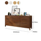 Coffre de rangement en bois vertical contemporain avec tiroirs pour chambre à coucher