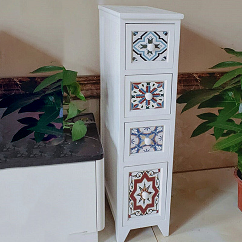 Cofensador de cofres de almacenamiento tradicional cofre de almacenamiento de madera vertical con cajones