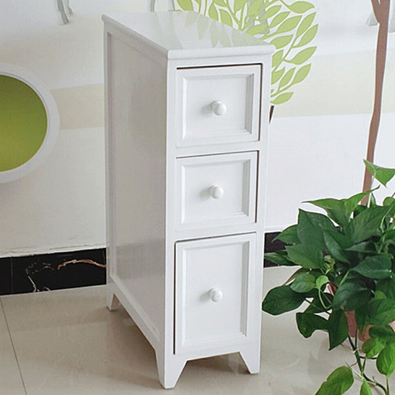 Rentage de rangement traditionnel commode de rangement en bois vertical avec tiroirs