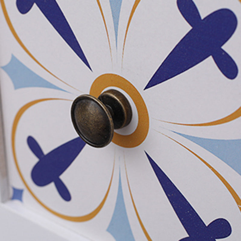 Rentage de rangement traditionnel commode de rangement en bois vertical avec tiroirs