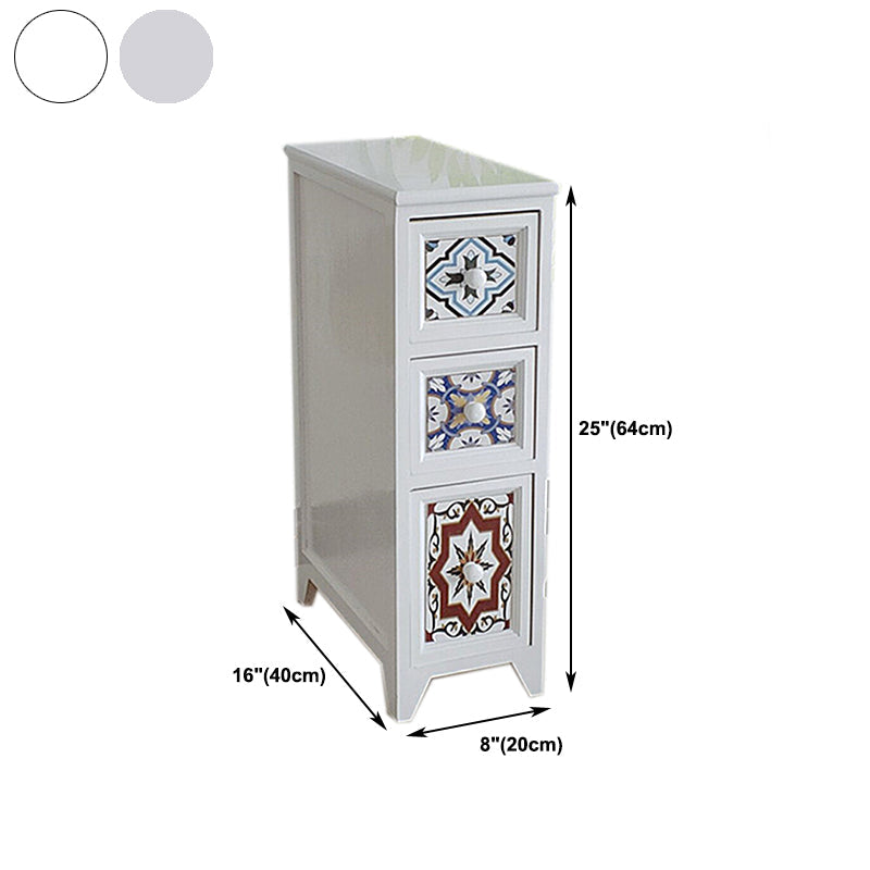 Cofensador de cofres de almacenamiento tradicional cofre de almacenamiento de madera vertical con cajones