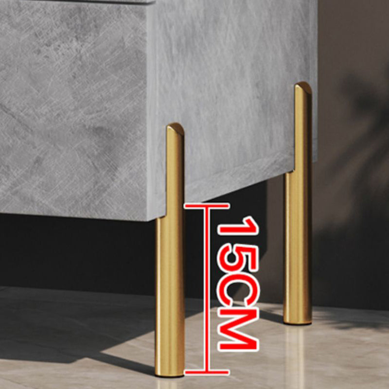 Coffre de rangement en bois contemporain avec des tiroirs à clôture doux