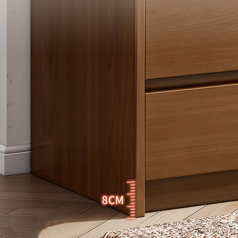 Commode de rangement contemporaine en bois pour chambre à coucher avec tiroirs