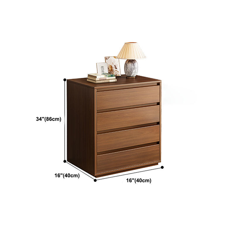 Commode de rangement contemporaine en bois pour chambre à coucher avec tiroirs