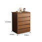 Commode de rangement contemporaine en bois pour chambre à coucher avec tiroirs
