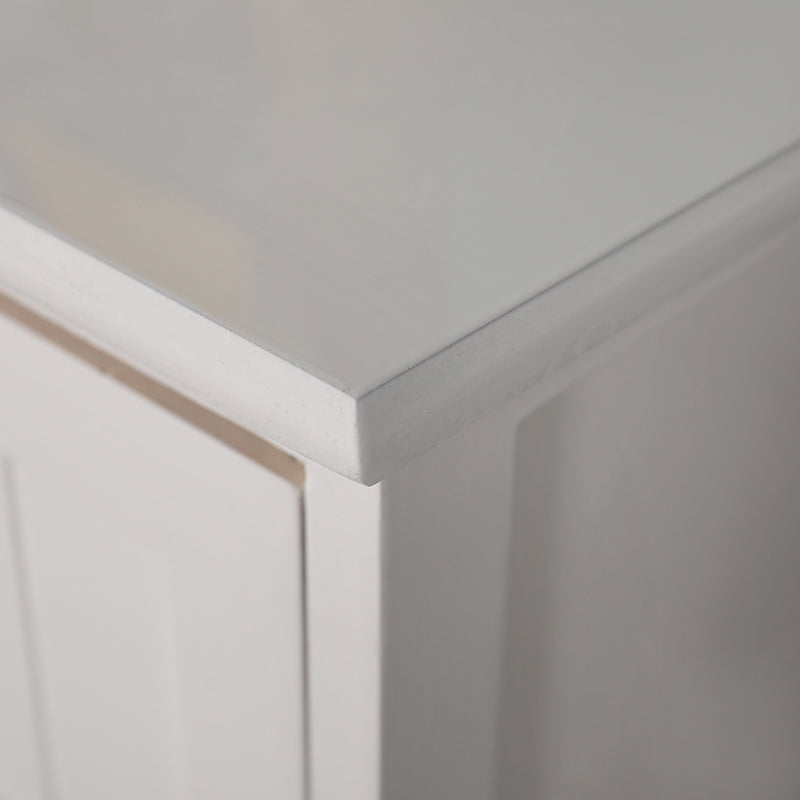 11,7-inch W Coastal opbergkast dressoir vaste houten opbergkast