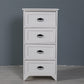 11,7-inch W Coastal opbergkast dressoir vaste houten opbergkast