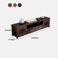 Mueble de TV de madera maciza, consola de soporte de TV abierta Simple para el hogar, estilo tradicional