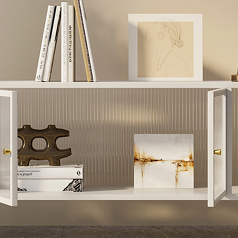 Metal Enclosed Storage TV Stand Industrial Home TV Cabinet with Glass Doors Clearhalo 'furn' 'furn_tv_stands_entertainment_centers' 'Furniture' 'Living Room Furniture' 'TV Stands & Entertainment Centers' 'TV Stands & Media Storage Furniture' 'tv_stands_entertainment_centers' 6060251