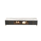 Stone Top Media Console Contemporary TV Media Stand with Metal Legs Clearhalo 'furn' 'furn_tv_stands_entertainment_centers' 'Furniture' 'Living Room Furniture' 'TV Stands & Entertainment Centers' 'TV Stands & Media Storage Furniture' 'tv_stands_entertainment_centers' 6060281