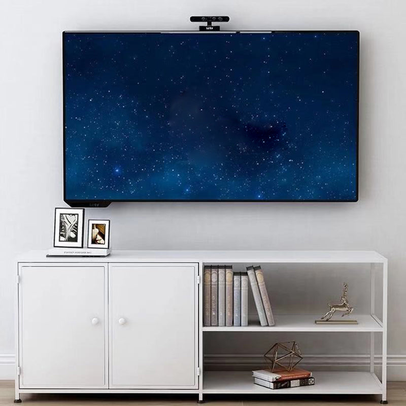 Industrial Style TV Stand Metal TV Console with Open Storage Clearhalo 'furn' 'furn_tv_stands_entertainment_centers' 'Furniture' 'Living Room Furniture' 'TV Stands & Entertainment Centers' 'TV Stands & Media Storage Furniture' 'tv_stands_entertainment_centers' 6060288