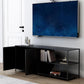 Industrial Style TV Stand Metal TV Console with Open Storage Clearhalo 'furn' 'furn_tv_stands_entertainment_centers' 'Furniture' 'Living Room Furniture' 'TV Stands & Entertainment Centers' 'TV Stands & Media Storage Furniture' 'tv_stands_entertainment_centers' 6060293