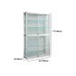 White Display Stand Modern Curio Cabinet with Glass Locking Door Clearhalo 'Display & China Cabinets' 'display_china_cabinets' 'furn' 'furn_display_china_cabinets' 'Furniture' 'Kitchen & Dining Furniture' 6060479