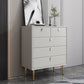 15.6-inch Width Glam Dresser Stone Storage Chest with 5/6 Drawers Grey 5 Clearhalo 'Bedroom Furniture' 'Dressers & Chests' 'dressers_chests' 'furn' 'furn_dressers_chests' 'Furniture' 6060504