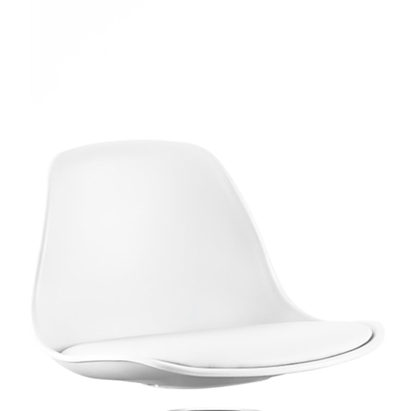 Contemporary Metal Barstool Faux Leather Footrest Adjustable Counter Stool Clearhalo 'Bar Furniture' 'Bar Stools' 'bar_stools' 'furn' 'furn_bar_stools' 'Furniture' 'Kitchen & Dining Furniture' 6063120