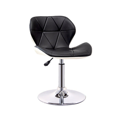 スカンジナビアのメタルバースツールフェイクレザーフットレスト調整可能なカウンタースツール