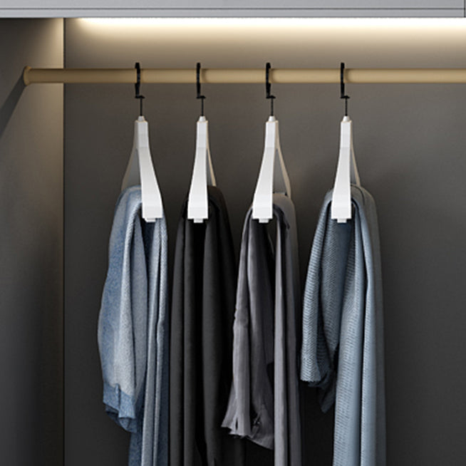 Black Manufactured Wood Cabinet with Glass Doors Modern Storage Cabinet Clearhalo 'Armoires & Wardrobes' 'armoires_wardrobes' 'Bedroom Furniture' 'furn' 'furn_armoires_wardrobes' 'Furniture' 6063573