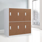 Non-Hanging Armoire Contemporary Steel Storage Cabinet for Home
