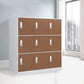 Non-Hanging Armoire Contemporary Steel Storage Cabinet for Home