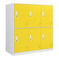 Non-Hanging Armoire Contemporary Steel Storage Cabinet for Home