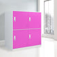 Non-Hanging Armoire Contemporary Steel Storage Cabinet for Home