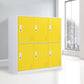 Non-Hanging Armoire Contemporary Steel Storage Cabinet for Home