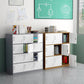 Non-Hanging Armoire Contemporary Steel Storage Cabinet for Home