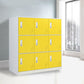 Non-Hanging Armoire Contemporary Steel Storage Cabinet for Home