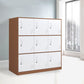 Non-Hanging Armoire Contemporary Steel Storage Cabinet for Home