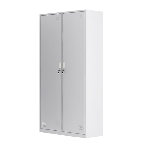 Armoire de garde-robe en acier armoire de garde-robe à charnière contemporaine pour la maison