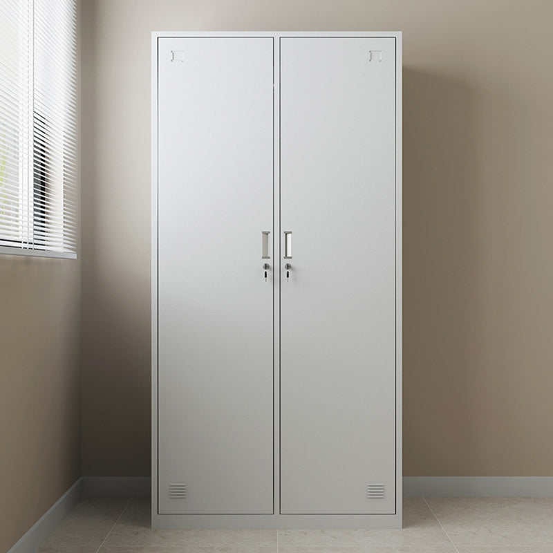 Armoire de garde-robe en acier armoire de garde-robe à charnière contemporaine pour la maison