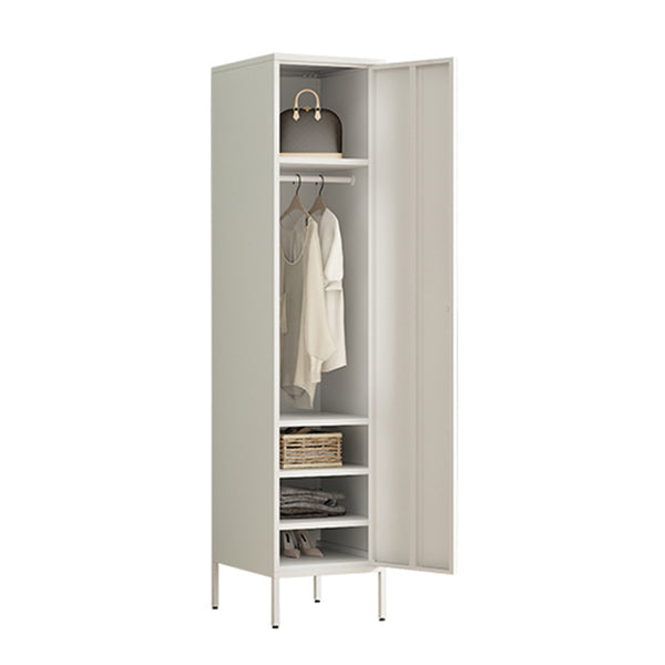 Armoire de rangement en métal moderne pour la chambre d'armoire finale mate avec porte à charnière