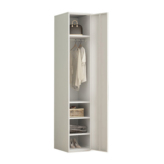 Armoire de rangement en métal moderne pour la chambre d'armoire finale mate avec porte à charnière