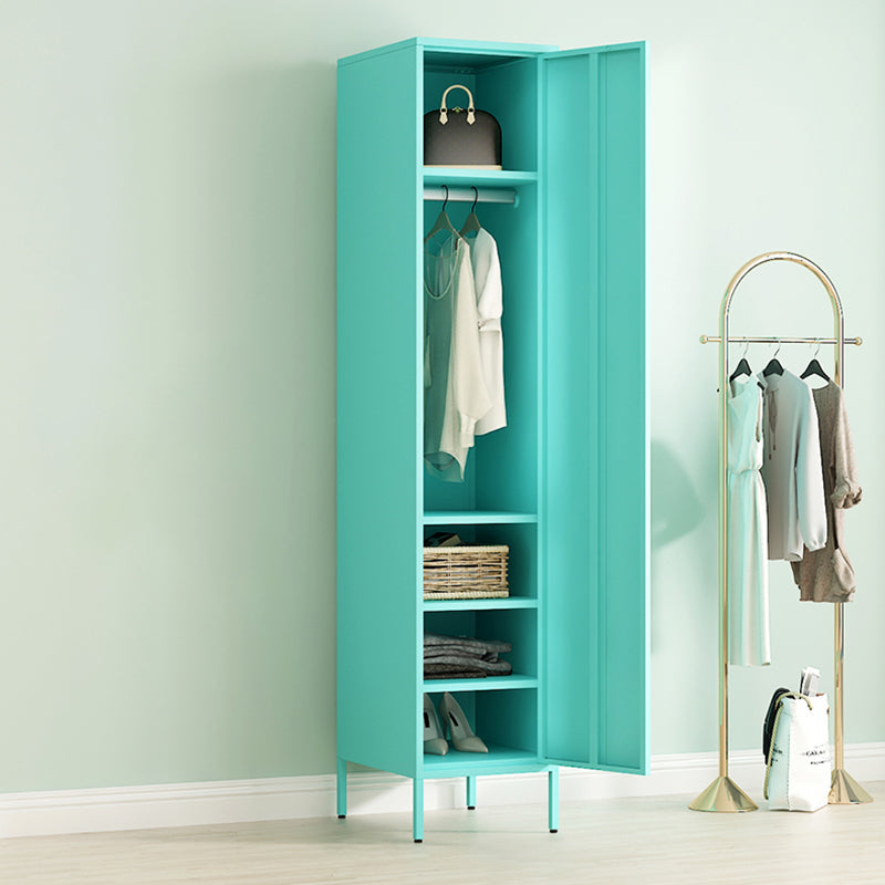 Armoire de rangement en métal moderne pour la chambre d'armoire finale mate avec porte à charnière