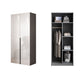 Armoire armoire de style contemporain armoire en bois avec porte pour chambre à coucher