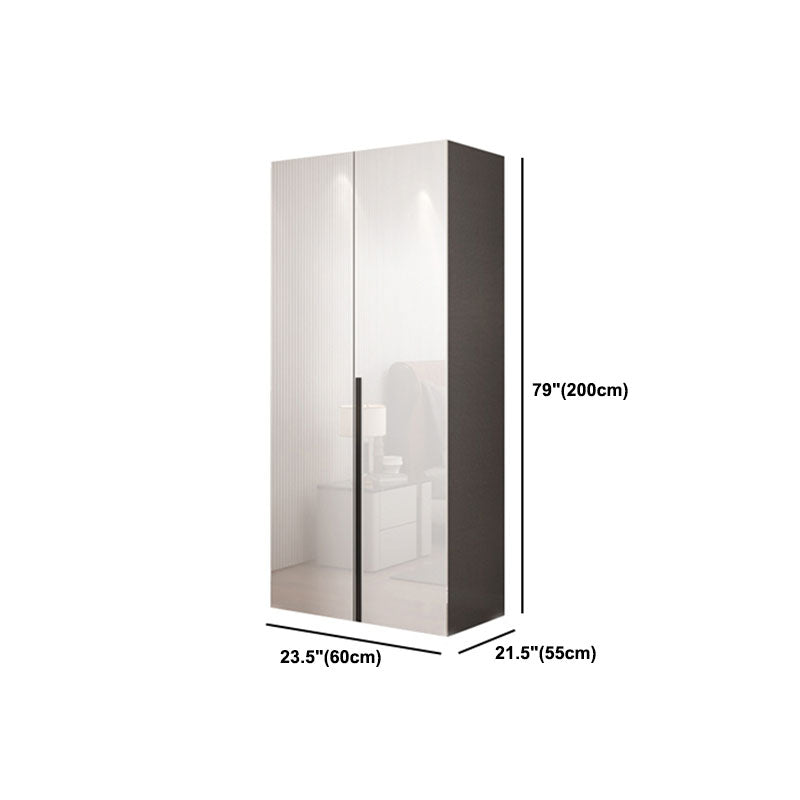 Armoire armoire de style contemporain armoire en bois avec porte pour chambre à coucher