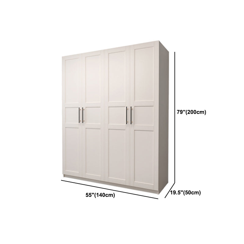 Modern Wardrobe Armoire Engineer Wood Armoire with Door for Bedroom Clearhalo 'Armoires & Wardrobes' 'armoires_wardrobes' 'Bedroom Furniture' 'furn' 'furn_armoires_wardrobes' 'Furniture' 6063910