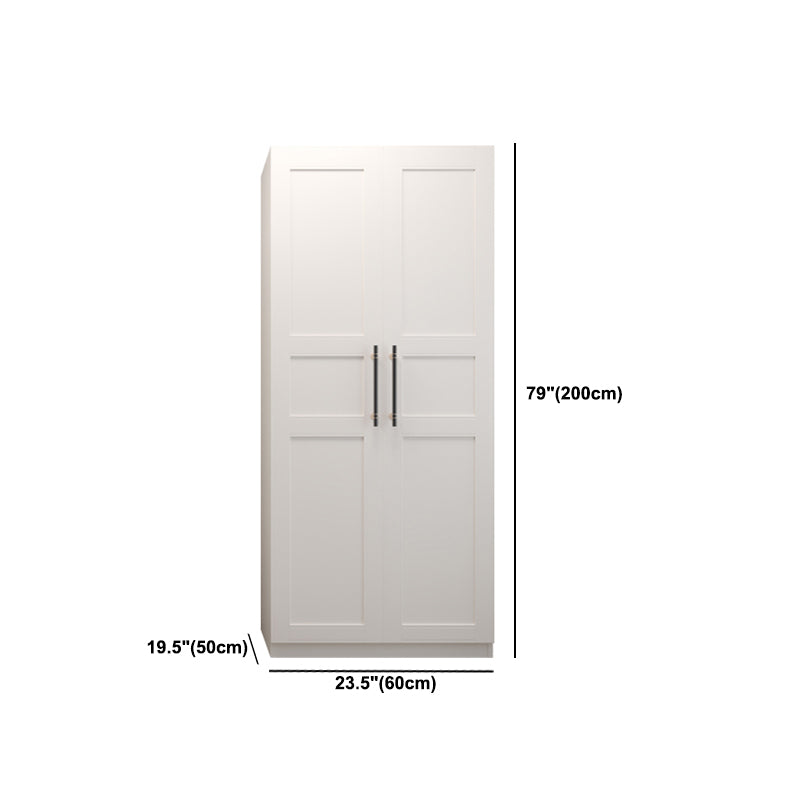 Modern Wardrobe Armoire Engineer Wood Armoire with Door for Bedroom Clearhalo 'Armoires & Wardrobes' 'armoires_wardrobes' 'Bedroom Furniture' 'furn' 'furn_armoires_wardrobes' 'Furniture' 6063913