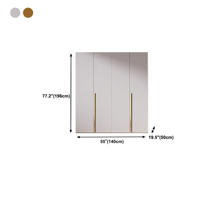 Armoire de style moderne Armoire en bois avec porte pour chambre à coucher