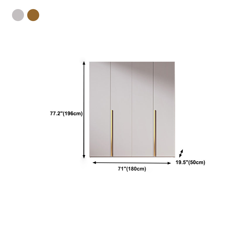 Armoire de style moderne Armoire en bois avec porte pour chambre à coucher