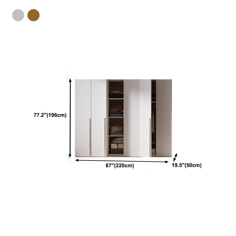 Armoire de style moderne Armoire en bois avec porte pour chambre à coucher